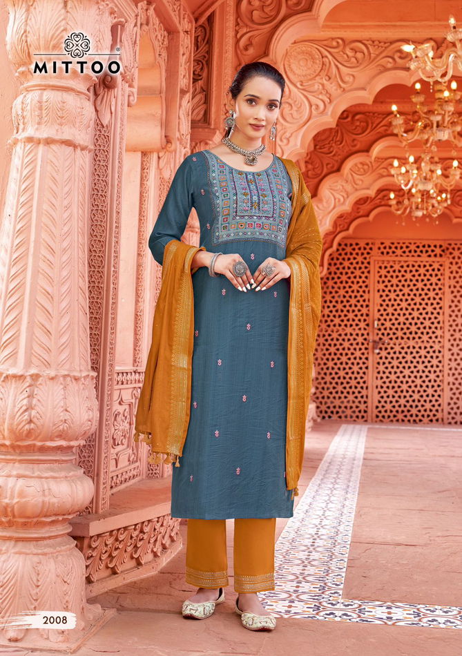 Simayaa Vol 2 By Mittoo Viscose Kurti With Bottom Dupatta Wholesale Price In Surat
